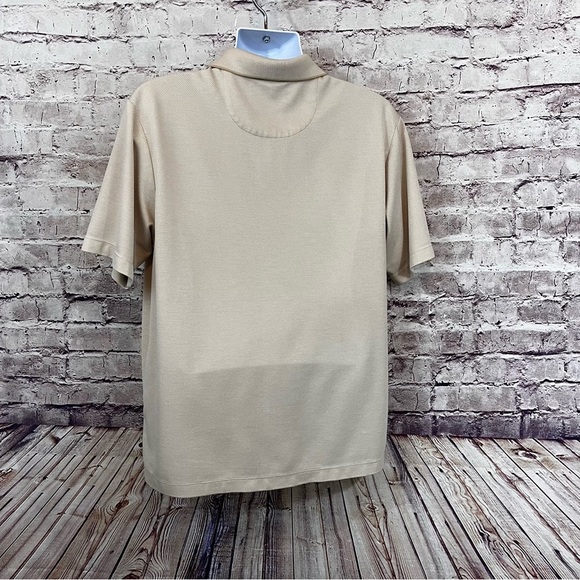 Tommy Bahama Tan Short Sleeve Polo - Picture 5 of 10
